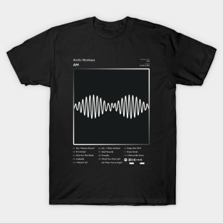 Arctic Monkeys - AM Tracklist Album T-Shirt